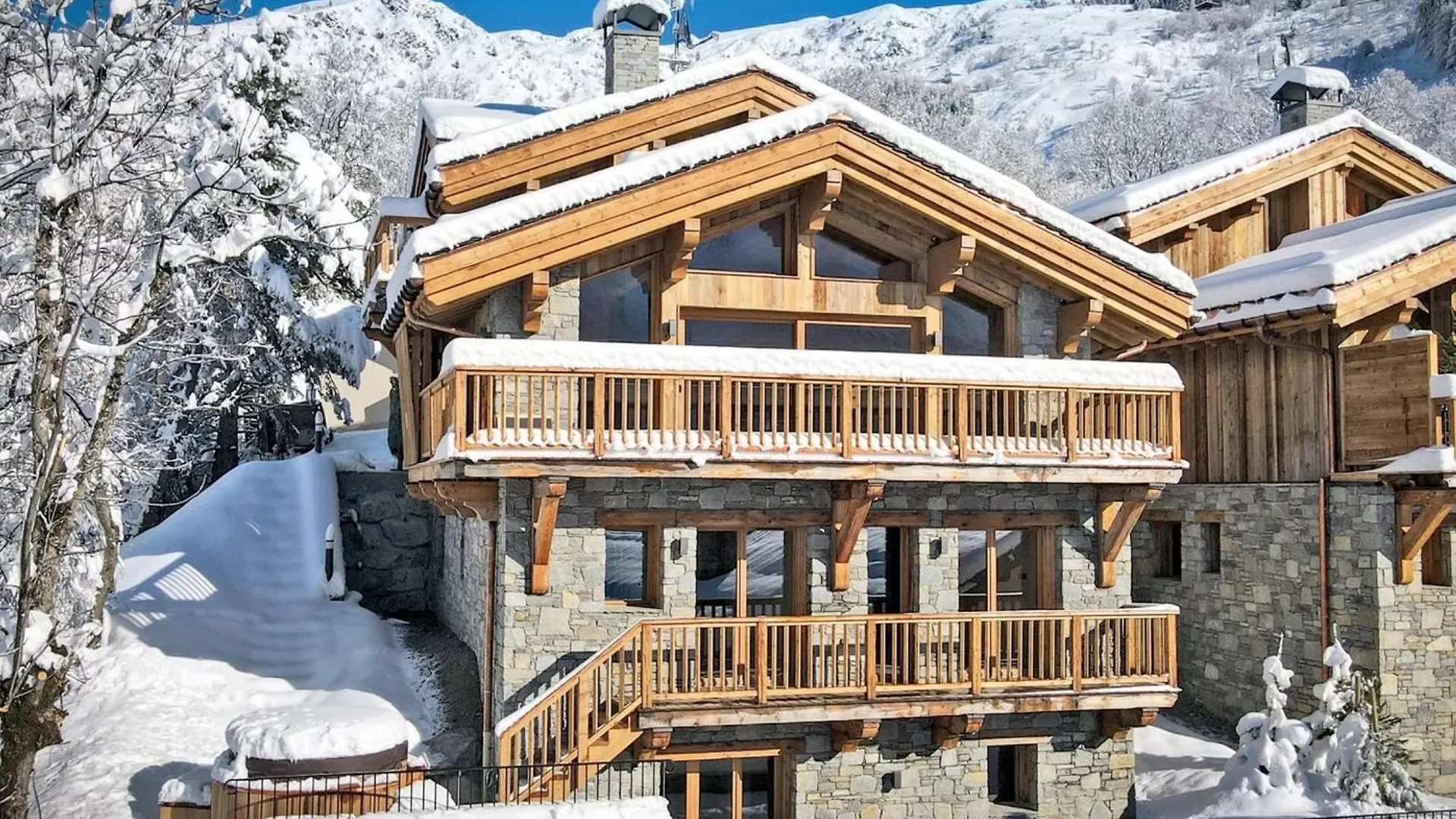 סן-מרטין-דה-בלוויל Chalet Luxueux Avec Piscine Interieure Et Sauna - 5 Chambres, 12 Pers., Proche Commerces Et Pistes - Fr-1-613B-44 צרפת